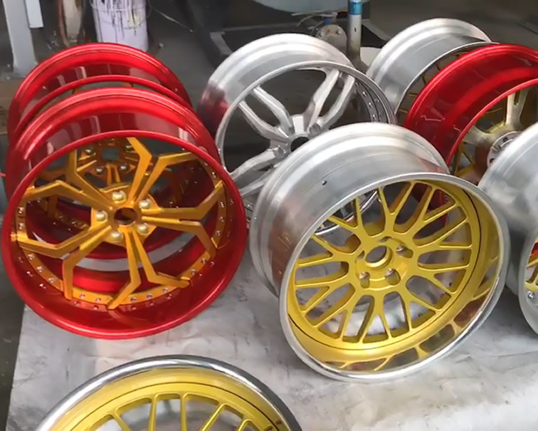 Custom Finishing for Car Wheels