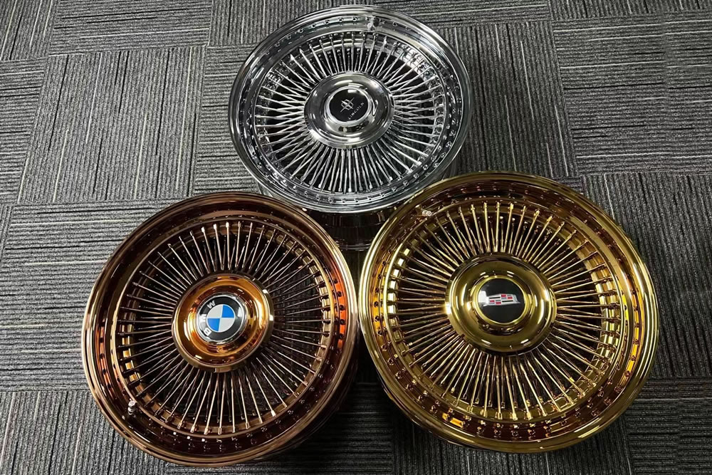 Retro Car Spoke Wire Wheels